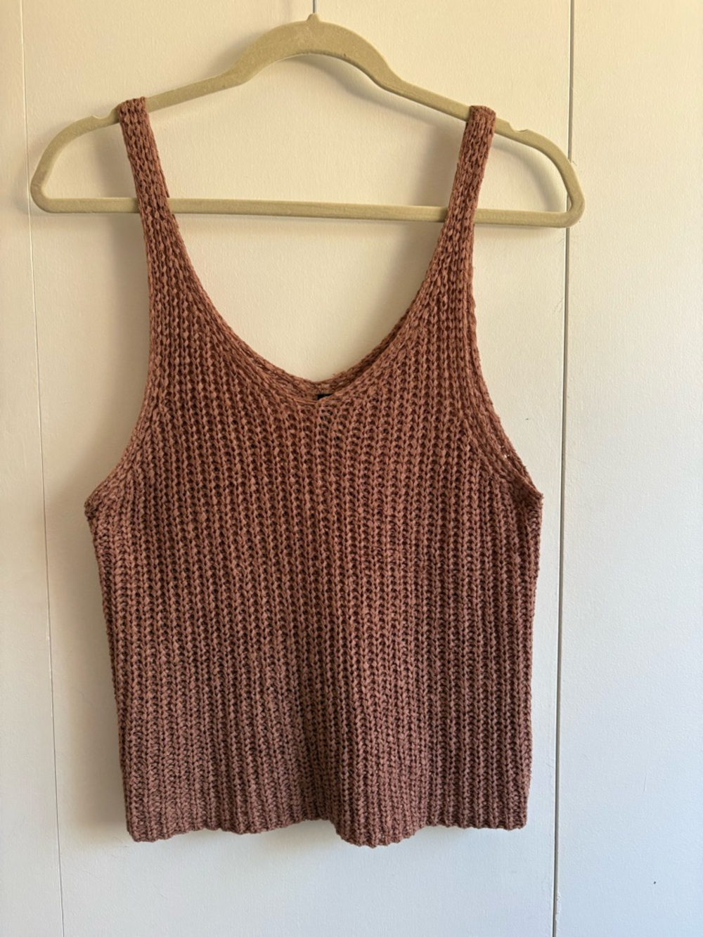 Women’s Knit Tank Top in Dusty Rose